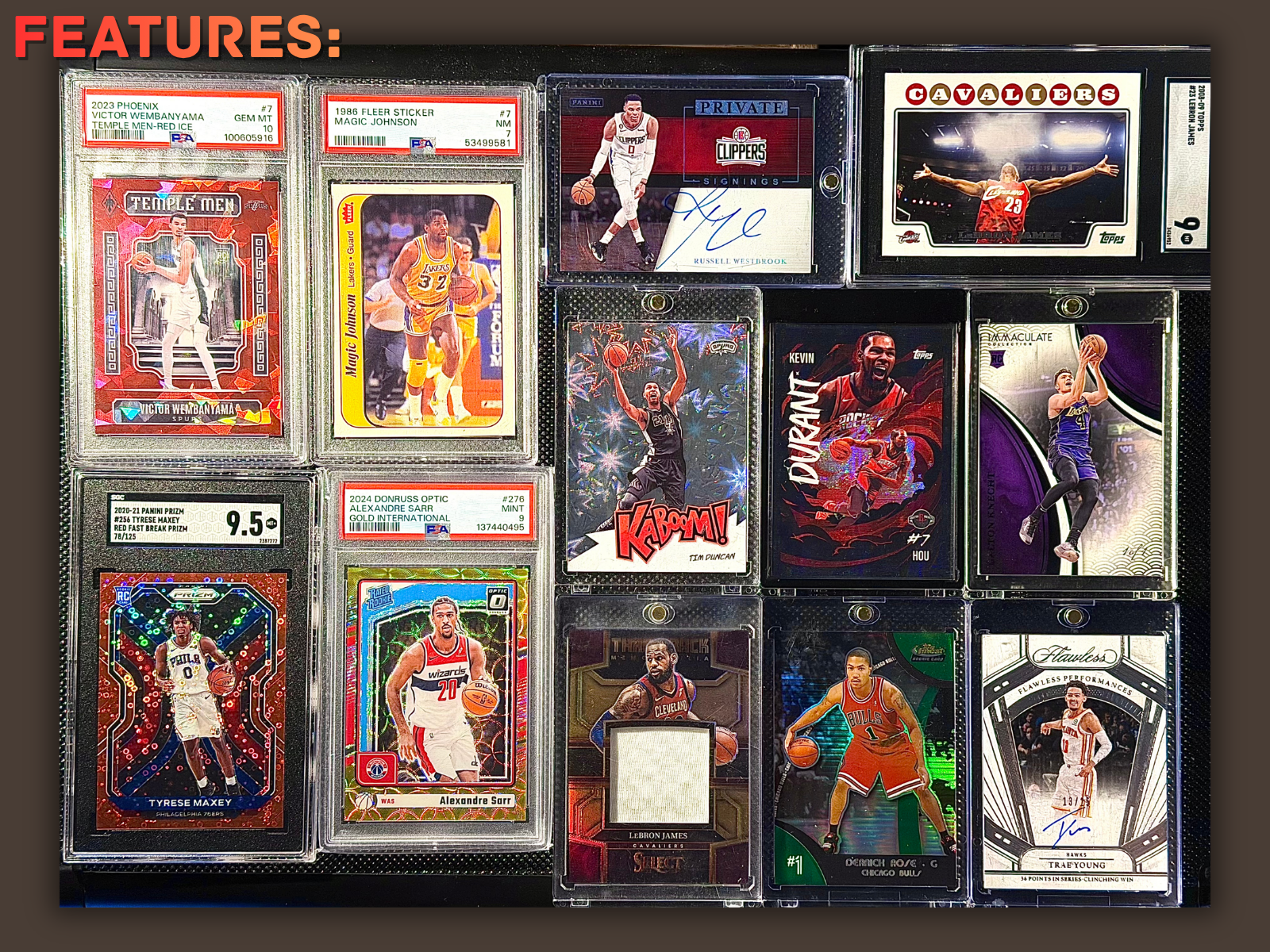 Featured cards preview